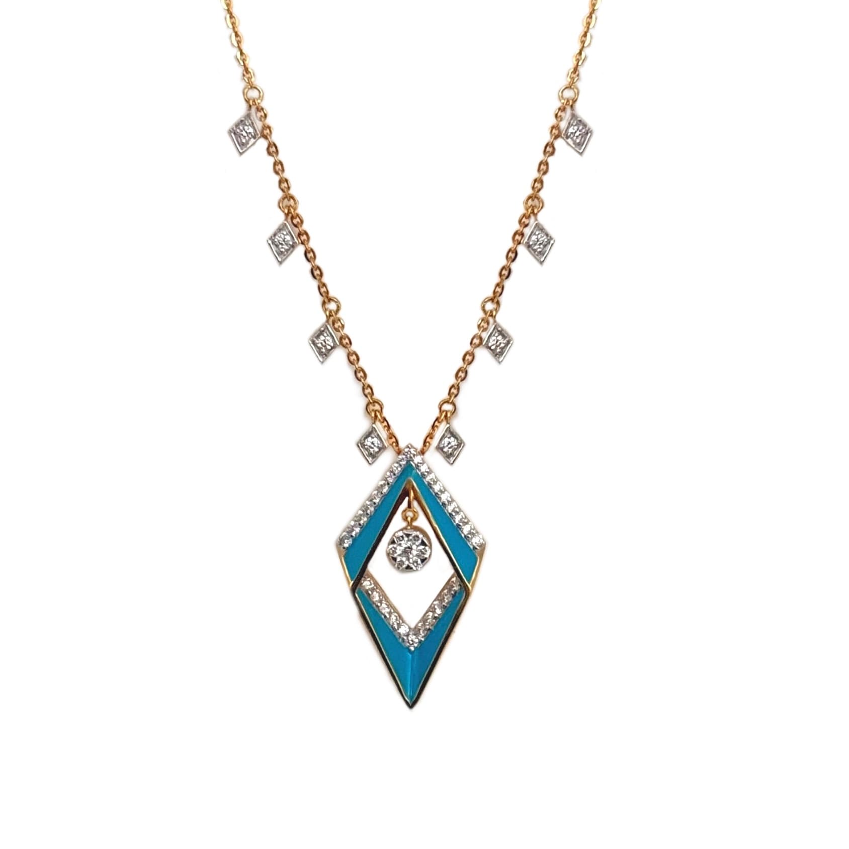Azure Drop Necklace