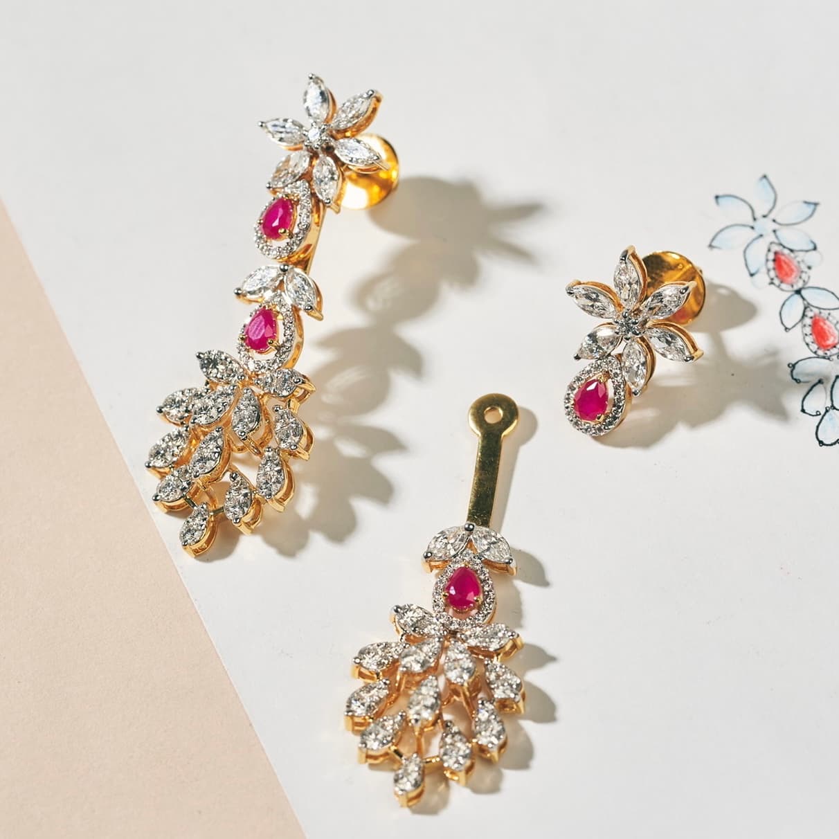 Ember Glow Earrings hover